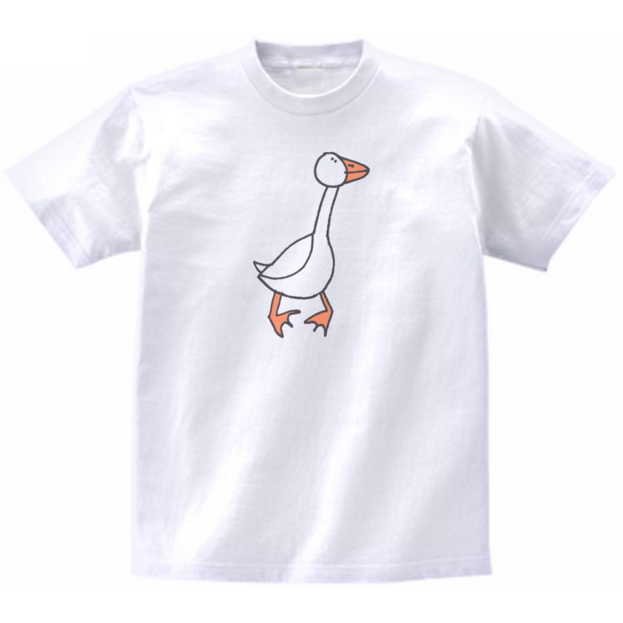 アヒル　Tシャツ　トレーナー おもしろデザイン アヒル Tシャツ : うえきたや - 通販 - Yahoo