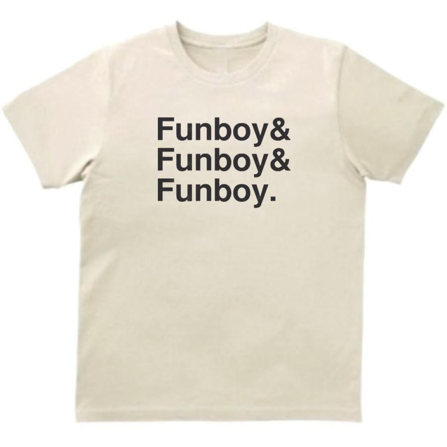 Fun Boy Three ファン ボーイ スリー 音楽Tシャツ ロックTシャツ バンドTシャツ ライトベージュ dong591うえきた