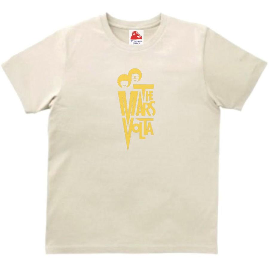 古着 Tシャツ Lサイズ レッチリ マーズボルタ コラボT ベージュ 2023 マーズ ヴォルタ The Mars Volta 音楽Tシャツ ロックTシャツ バンドT