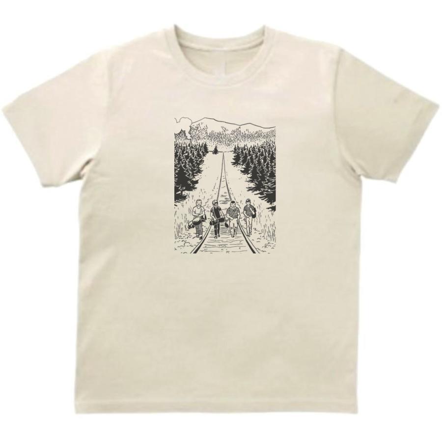 スタンド・バイ・ミー　Stand by Me　音楽Tシャツ ロックTシャツ バンドTシャツ　ライトベージュ｜uekitaya