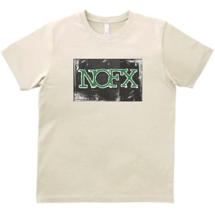 NOFX 音楽Tシャツ ロックTシャツ バンドTシャツ ライトベージュ