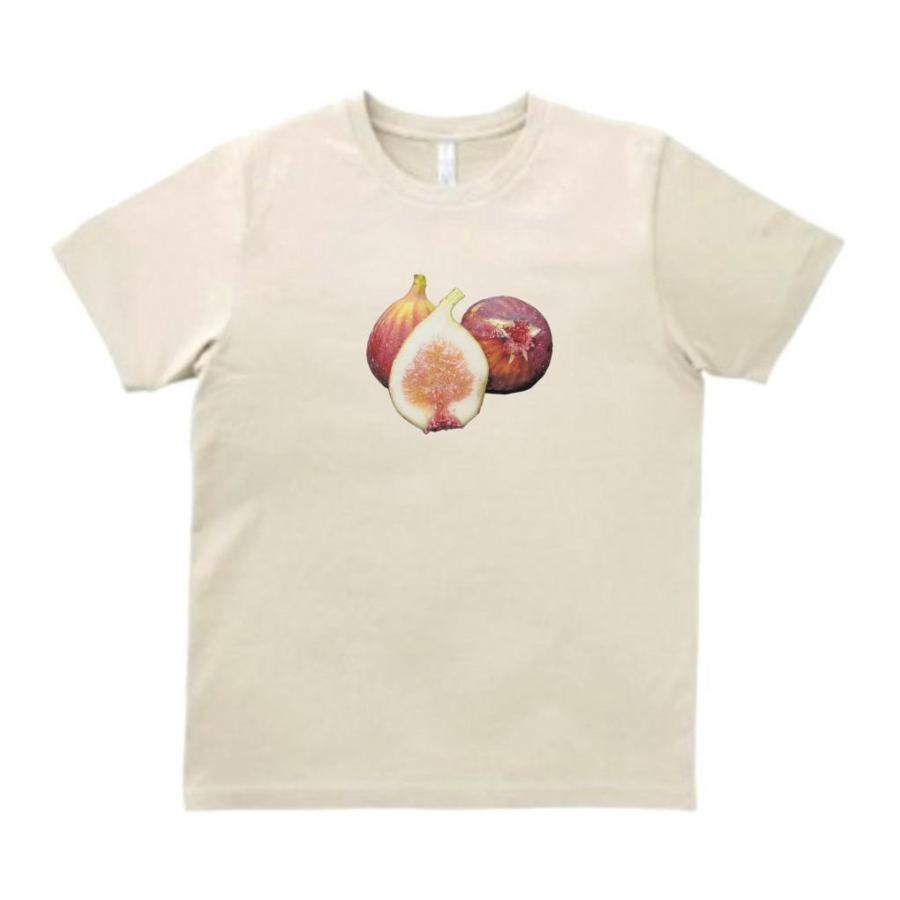 いちじく イチジク 食べ物・飲み物・野菜 Tシャツ ライトベージュ 