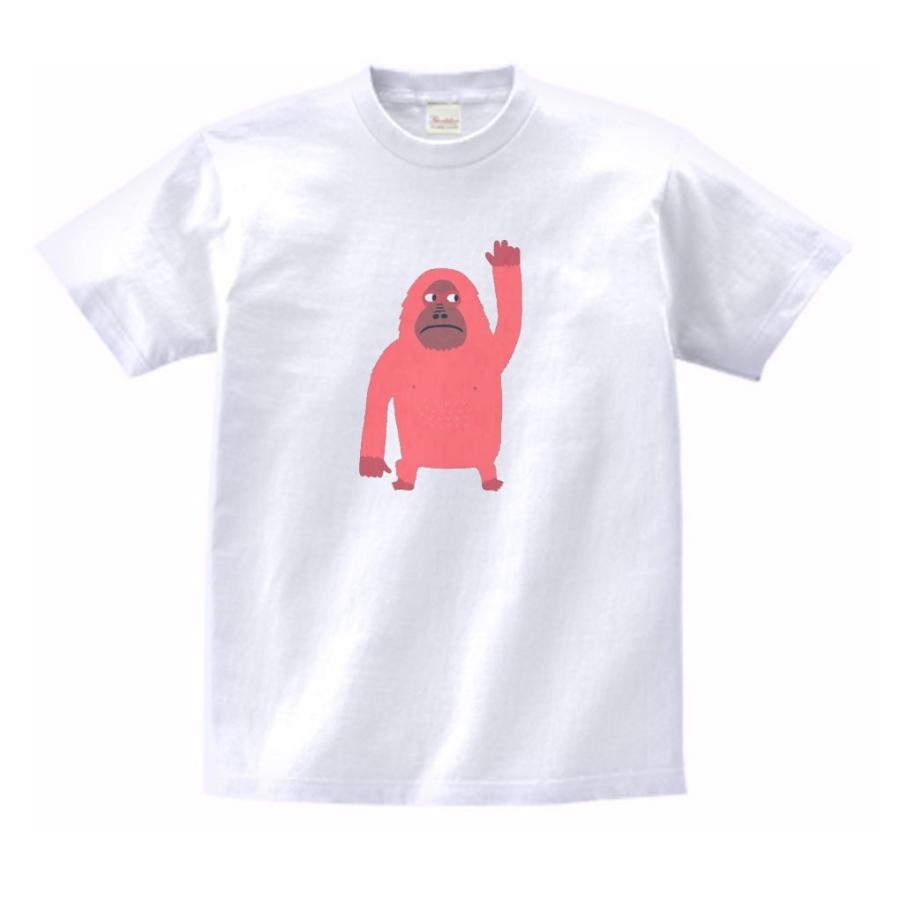 ピンクのゴリラ 動物・生き物 Tシャツ : うえきたや - 通販 - Yahoo