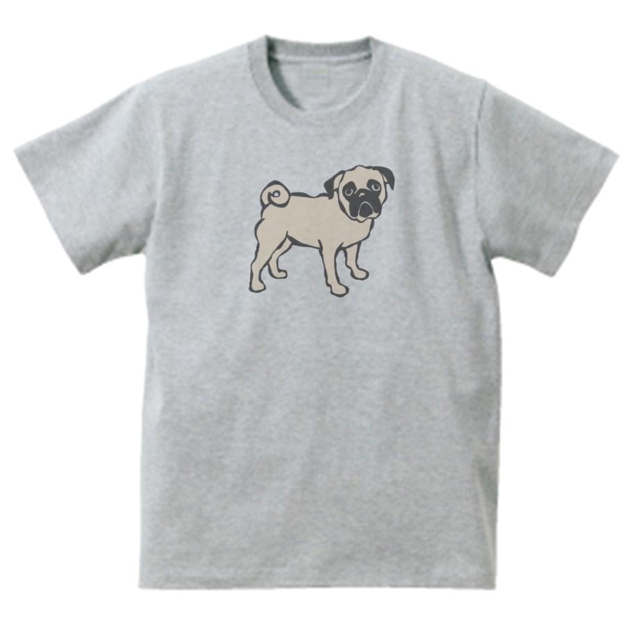 おもしろデザイン パグ Tシャツ グレー : うえきたや - 通販 - Yahoo 