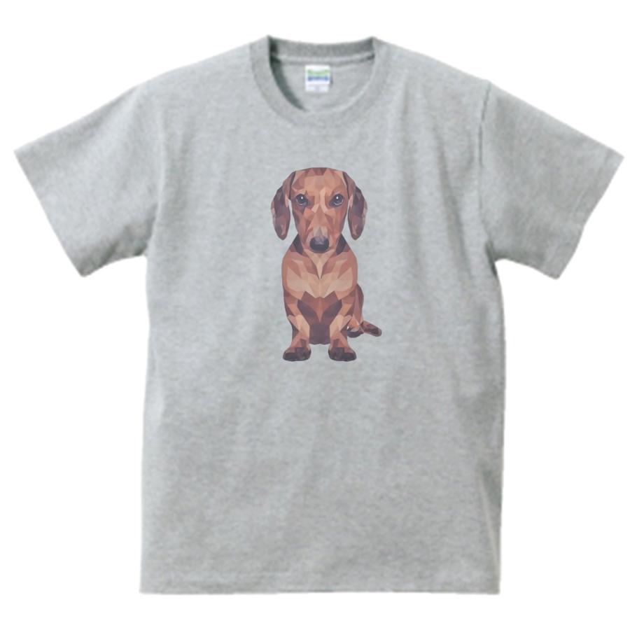 ミニチュアダックスフンド 動物・生き物 Tシャツ グレー : うえきたや
