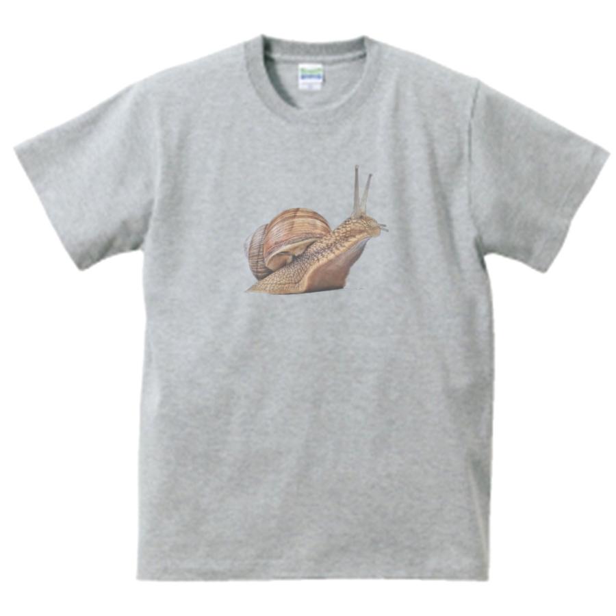 カタツムリ 動物・生き物 Tシャツ グレー : うえきたや - 通販 - Yahoo 