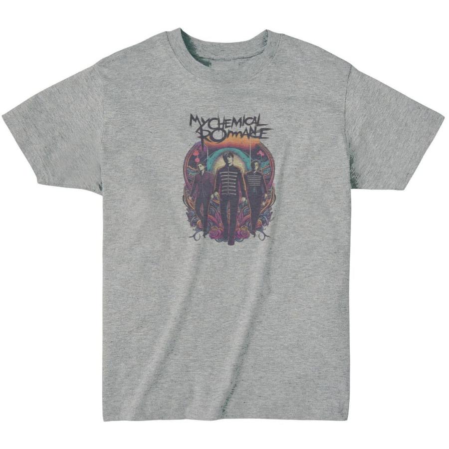 マイケミカルロマンス Tシャツ Sサイズ グレー マイケミ マイ ケミカル ロマンス 音楽Tシャツ ロックTシャツ バンドTシャツ