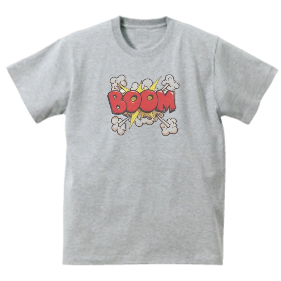 BOOM 文字 Tシャツ グレー : うえきたや - 通販 - Yahoo!ショッピング