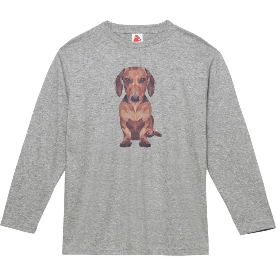 ミニチュアダックスフンド 動物・生き物 長袖Tシャツ ロングスリーブ