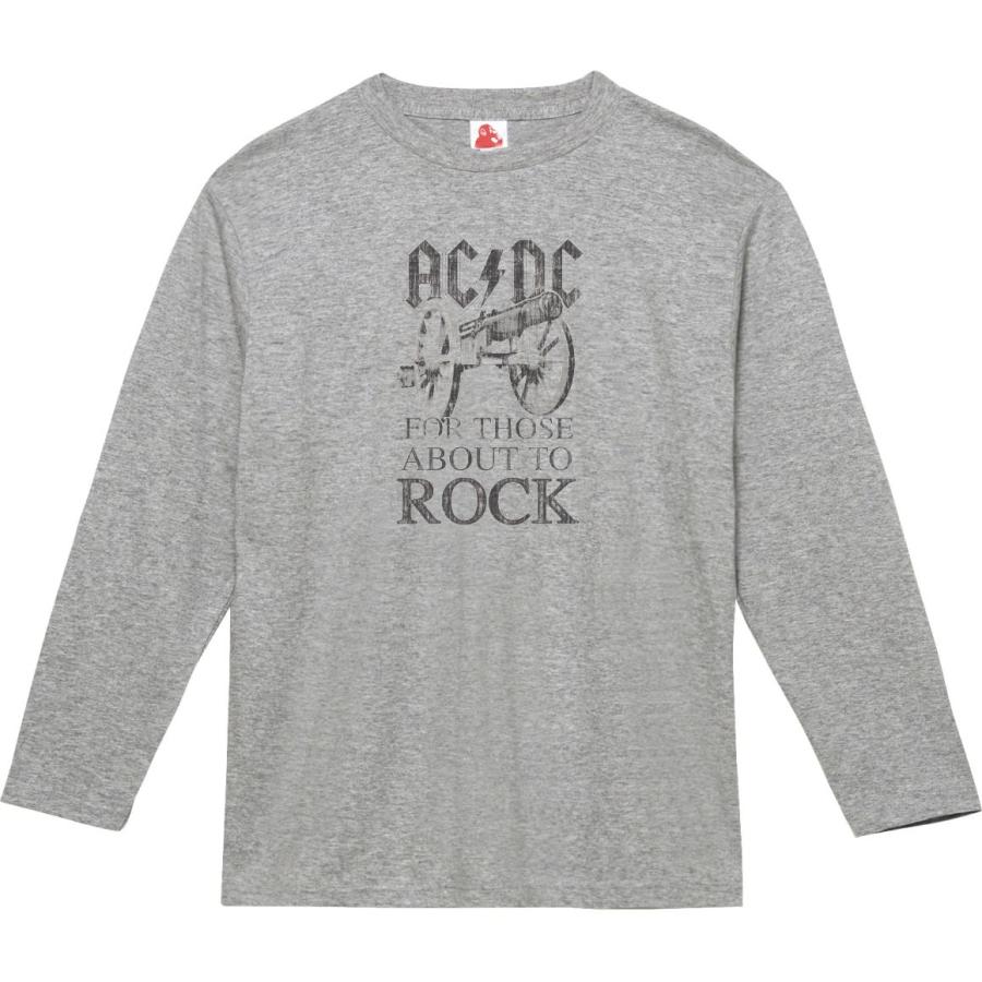 音楽Tシャツ ロックTシャツ バンドTシャツ AC/DC 長袖Tシャツ ロング