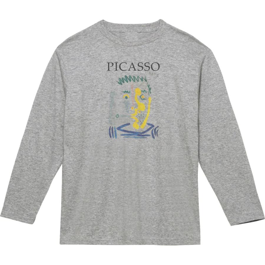 デザイン アート ピカソ PICASSO イラスト 長袖Tシャツ ロングスリーブ