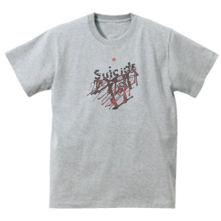 Suicide スーサイド 音楽Tシャツ ロックTシャツ バンドTシャツ グレー