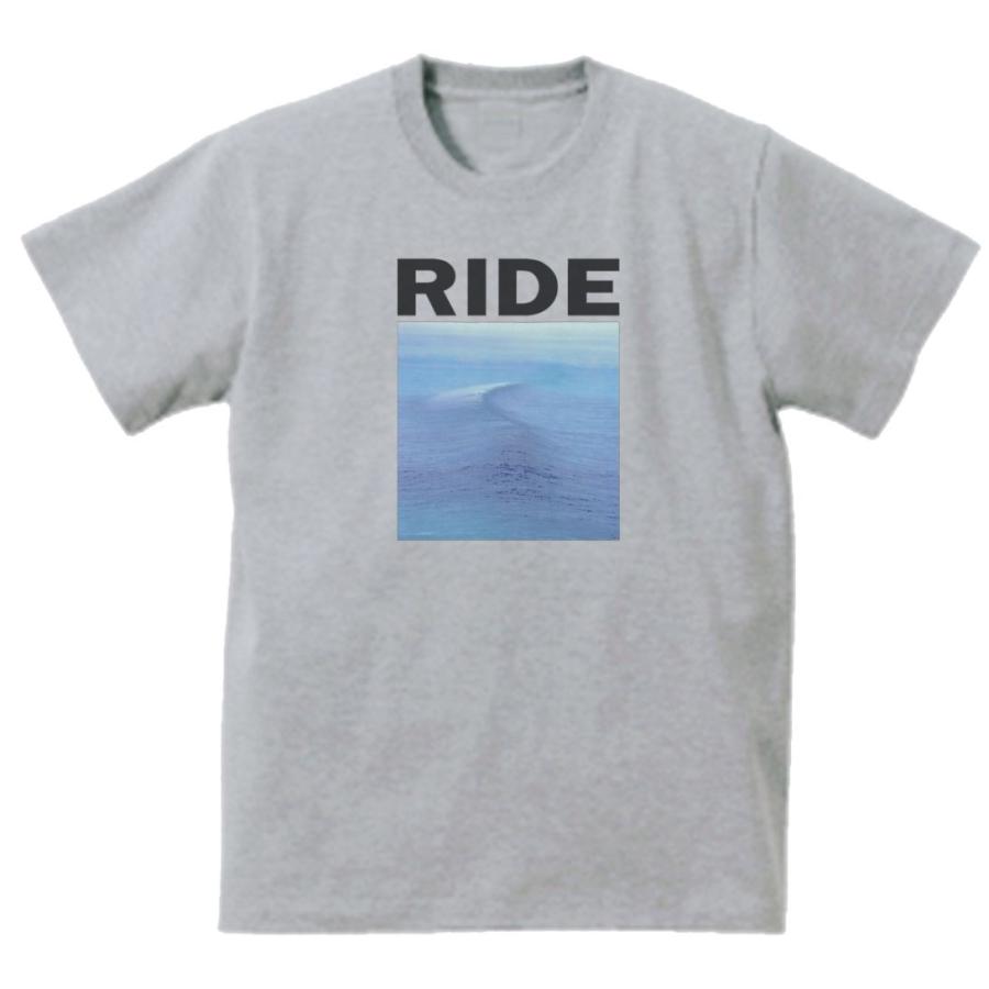 ライド Ride 音楽Tシャツ ロックTシャツ バンドTシャツ グレー : g