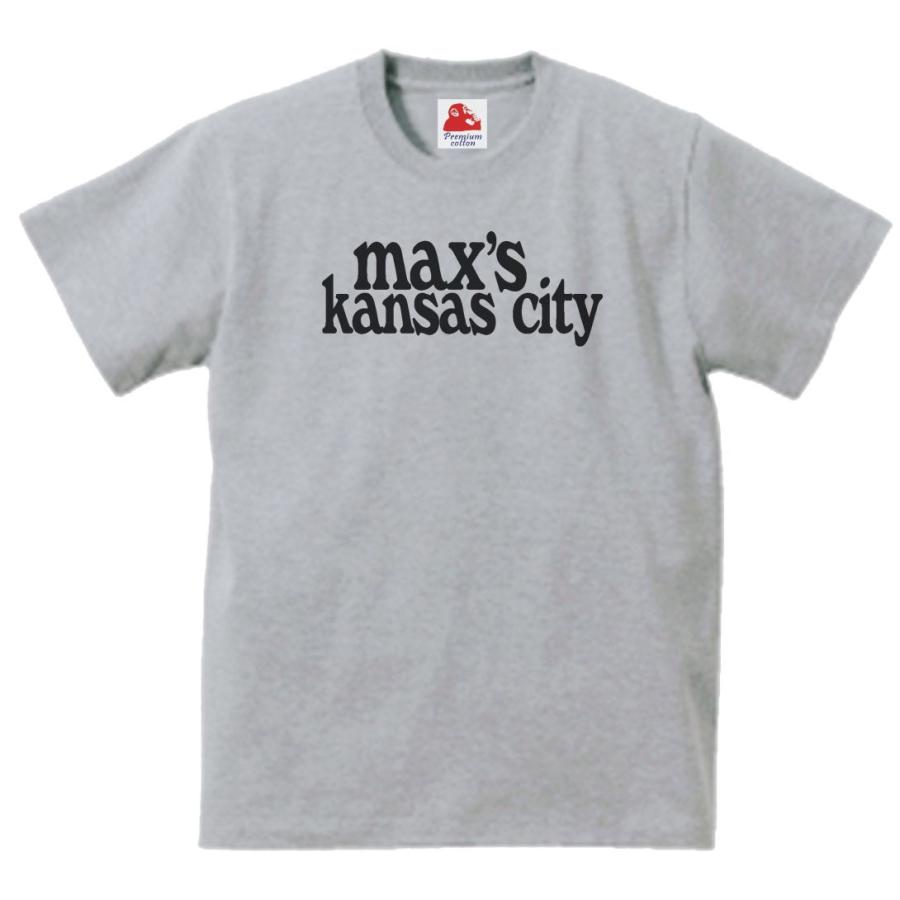 Max's Kansas City 1976 マックスカンサスシティ 音楽Tシャツ ロックTシャツ バンドTシャツ グレー gong493