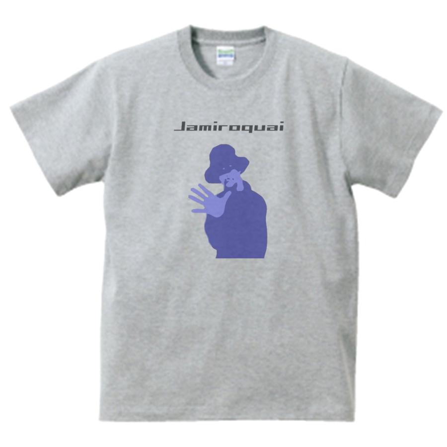 ジャミロクワイ 音楽Tシャツ ロックTシャツ バンドTシャツ グレー 