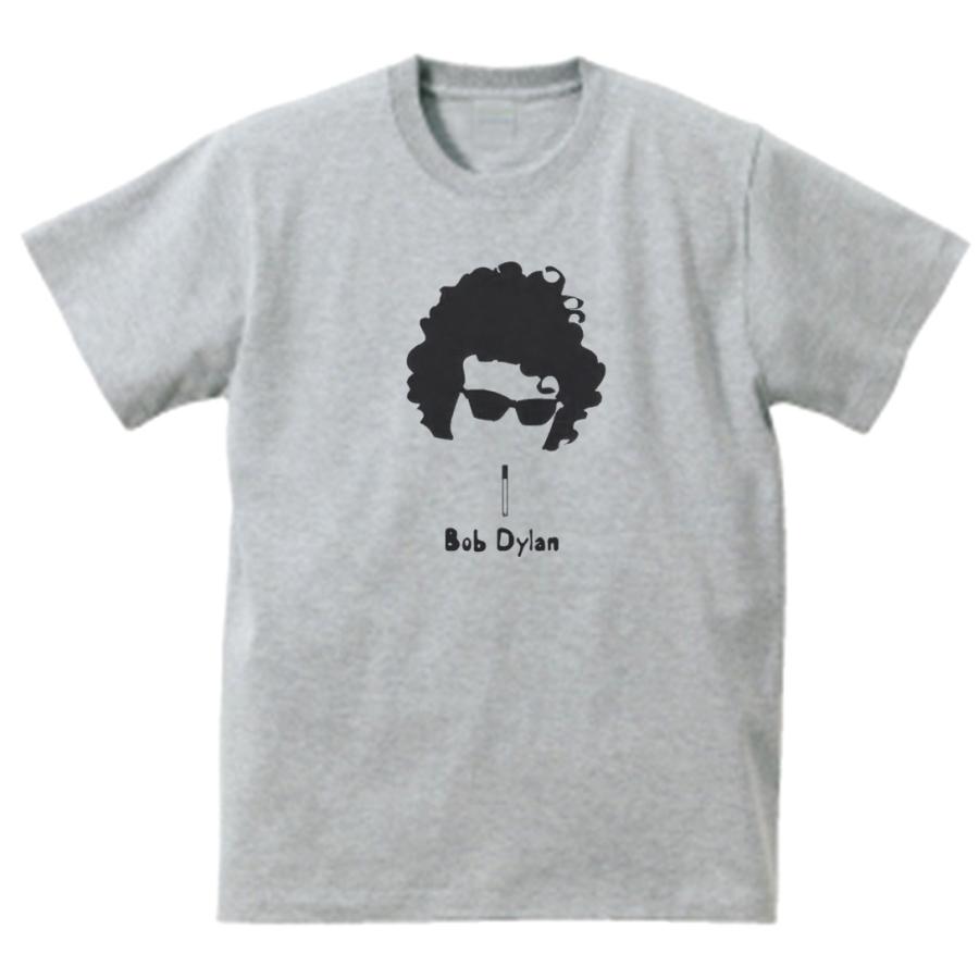ボブディラン 音楽Tシャツ ロックTシャツ バンドTシャツ グレー