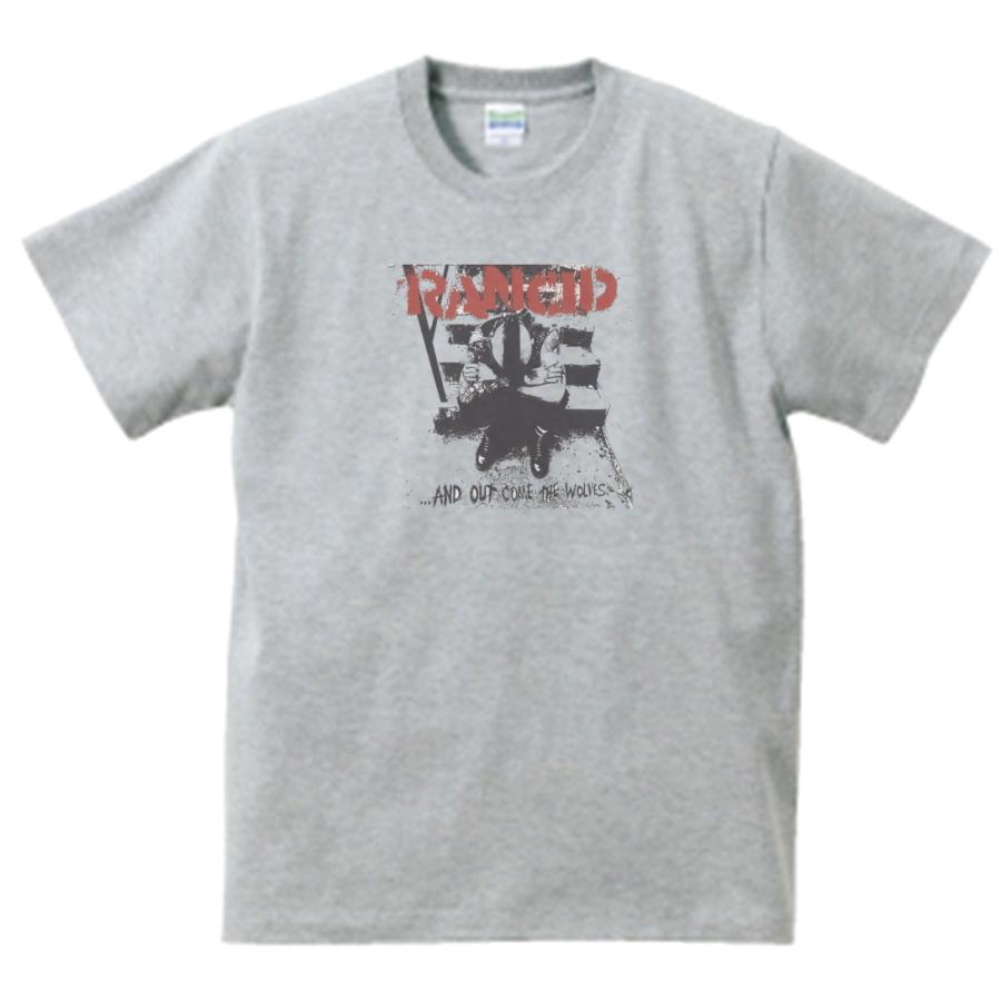 RANCID 音楽Tシャツ ロックTシャツ バンドTシャツ グレー : うえきたや