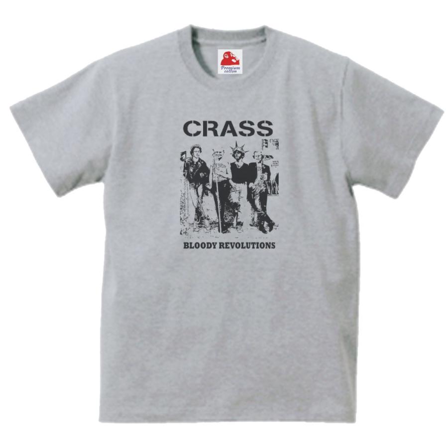 クラス Crass 音楽Tシャツ ロックTシャツ バンドTシャツ グレー
