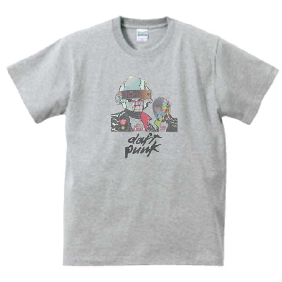 daft punk 音楽Tシャツ ロックTシャツ バンドTシャツ グレー daft punk 音楽Tシャツ ロックTシャツ バンドTシャツ グレー
