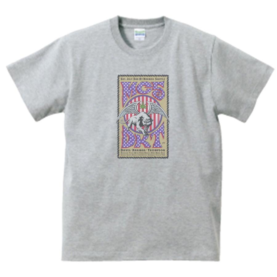 MC5 音楽Tシャツ ロックTシャツ バンドTシャツ グレー : うえきたや