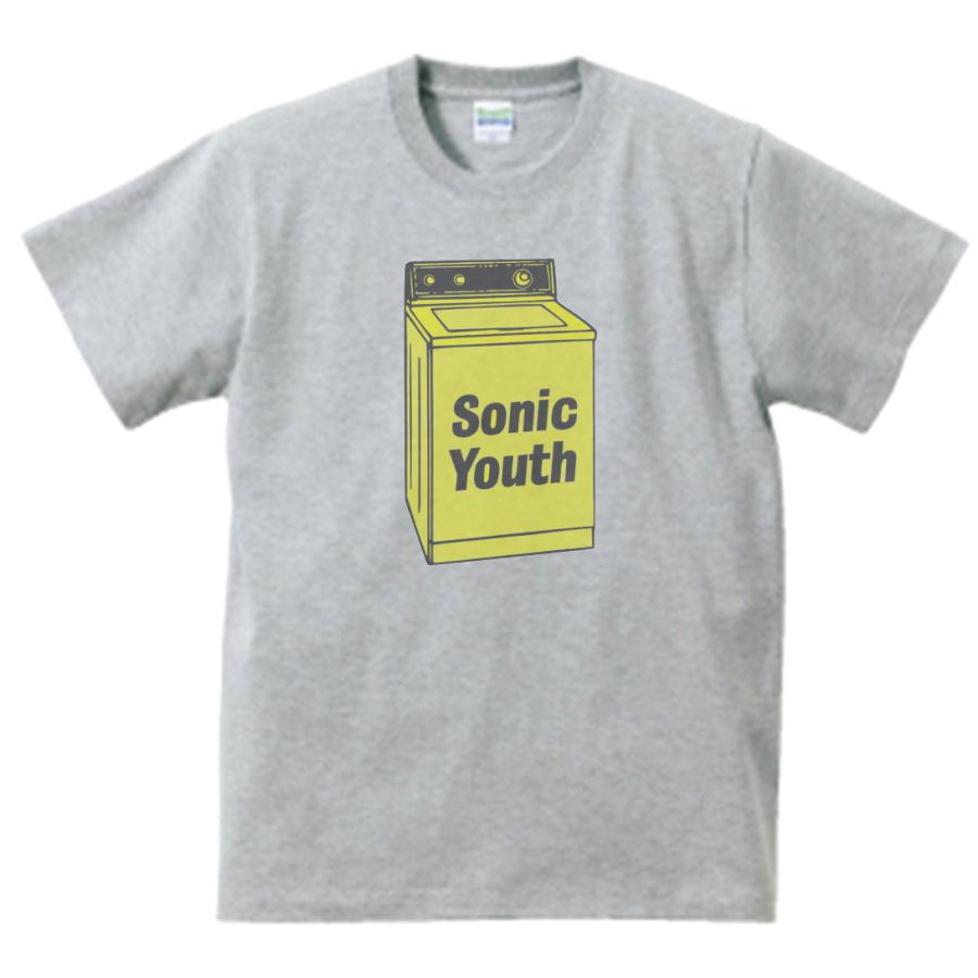 sonic youth 音楽Tシャツ ロックTシャツ バンドTシャツ グレー 