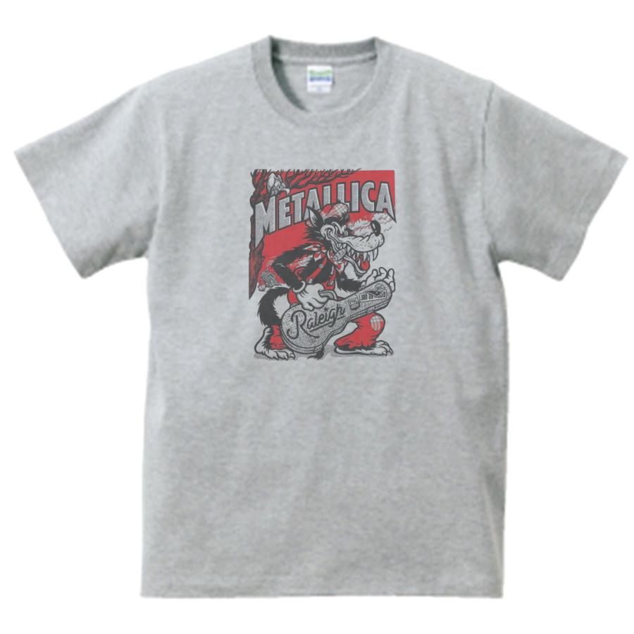 METALICA 音楽Tシャツ ロックTシャツ バンドTシャツ グレー : うえきた 