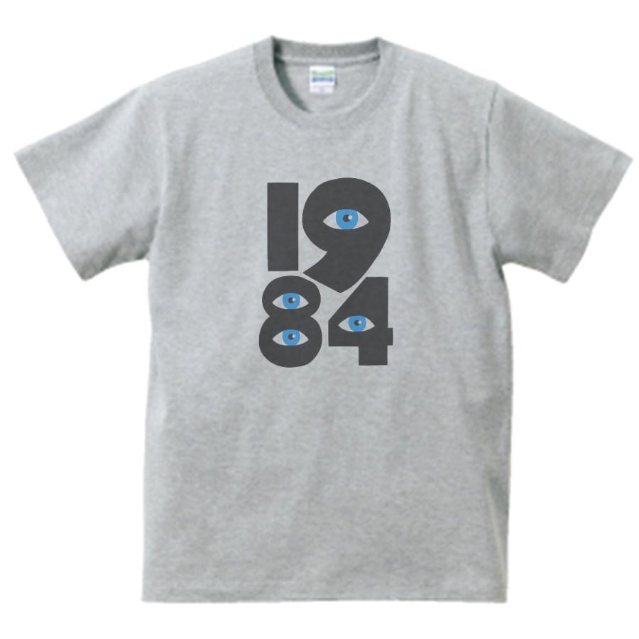 1984 音楽Tシャツ ロックTシャツ バンドTシャツ グレー : うえきたや