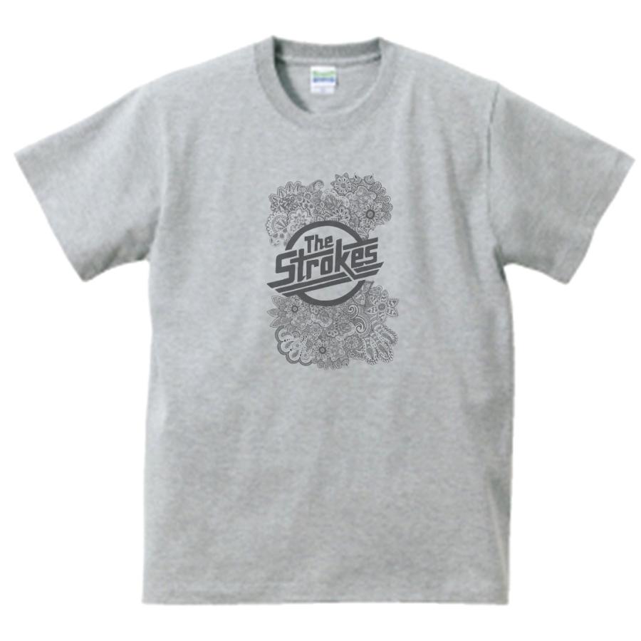 The Strokes 音楽Tシャツ ロックTシャツ バンドTシャツ グレー