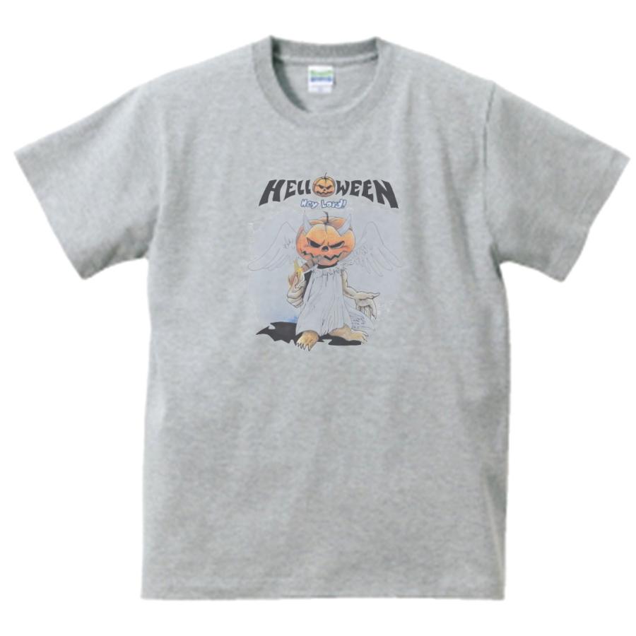 HELLOWEEN 音楽Tシャツ ロックTシャツ バンドTシャツ グレー : うえき