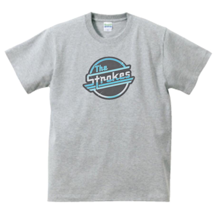 The Strokes 音楽Tシャツ ロックTシャツ バンドTシャツ グレー