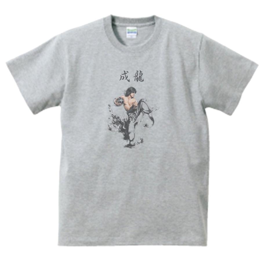 ジャッキーチェン 音楽Tシャツ ロックTシャツ バンドTシャツ グレー