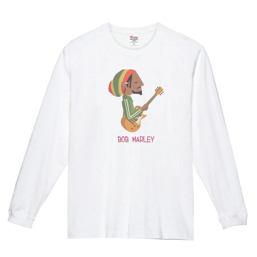 Bob Marley ボブ マーリー 長袖Tシャツ ロングスリーブ リブ付き ハイ
