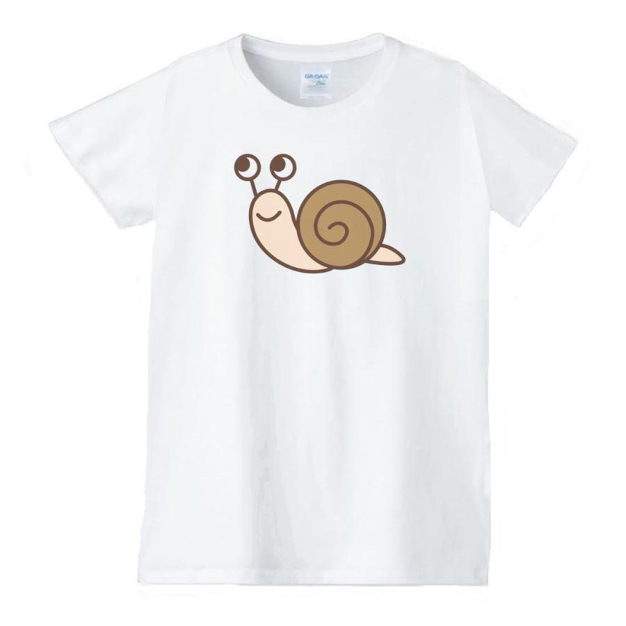 カタツムリ 動物生き物 Tシャツ 白 レディース 女性用 Jd122 Jd122 うえきたや 通販 Yahoo ショッピング