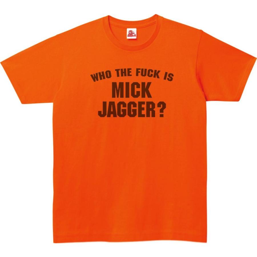 WHO THE FUCK IS MICK JAGGER? 音楽Tシャツ ロックTシャツ バンドT