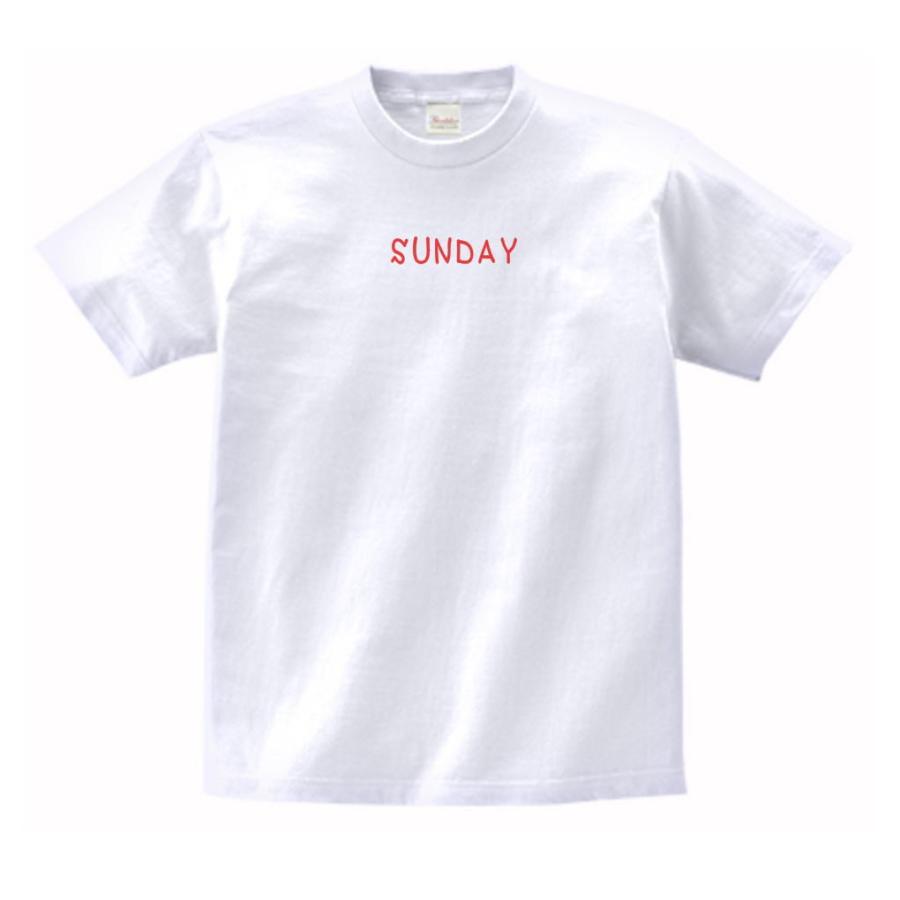SUNDAY 文字 Tシャツ : うえきたや - 通販 - Yahoo!ショッピング