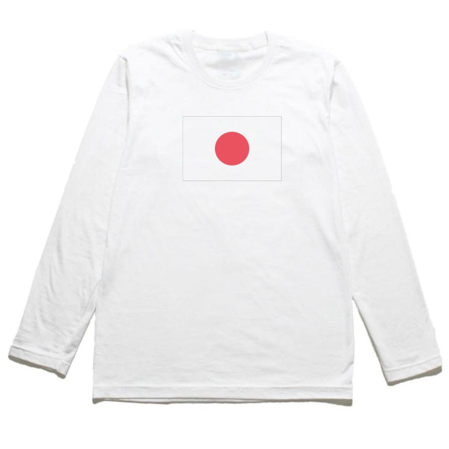 日本 国 国旗 長袖Tシャツ ロングスリーブ : うえきたや - 通販 
