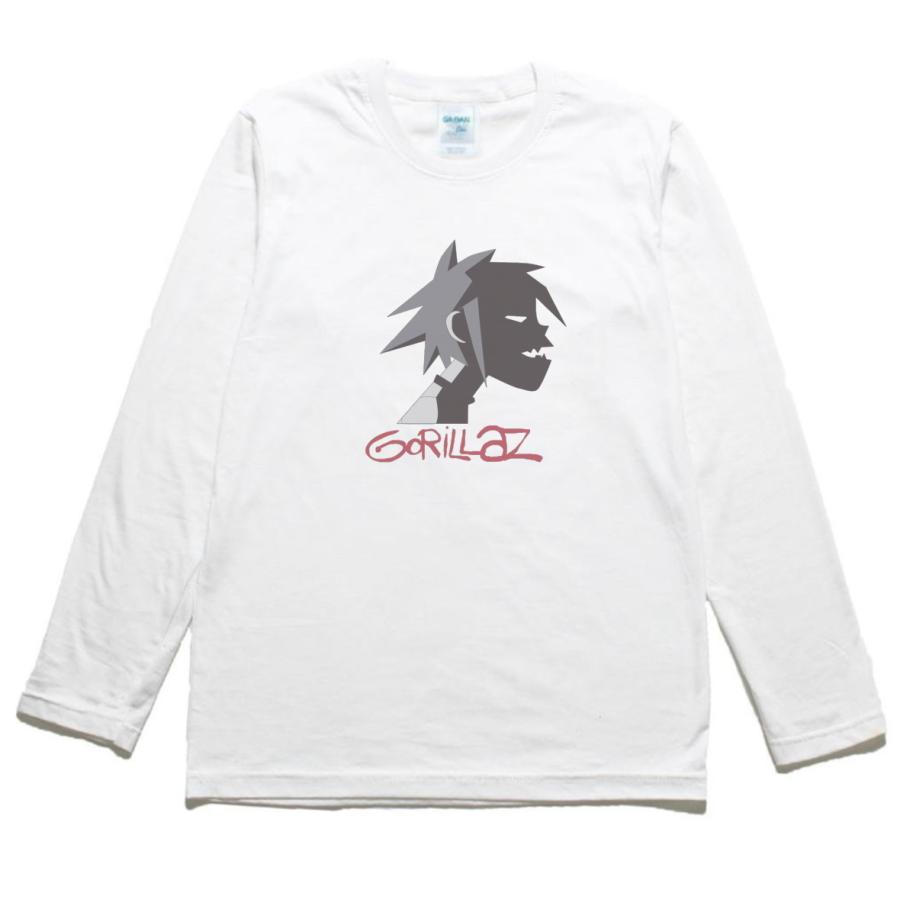 ゴリラズ Gorillaz 音楽Tシャツ ロックTシャツ バンドTシャツ 長袖T