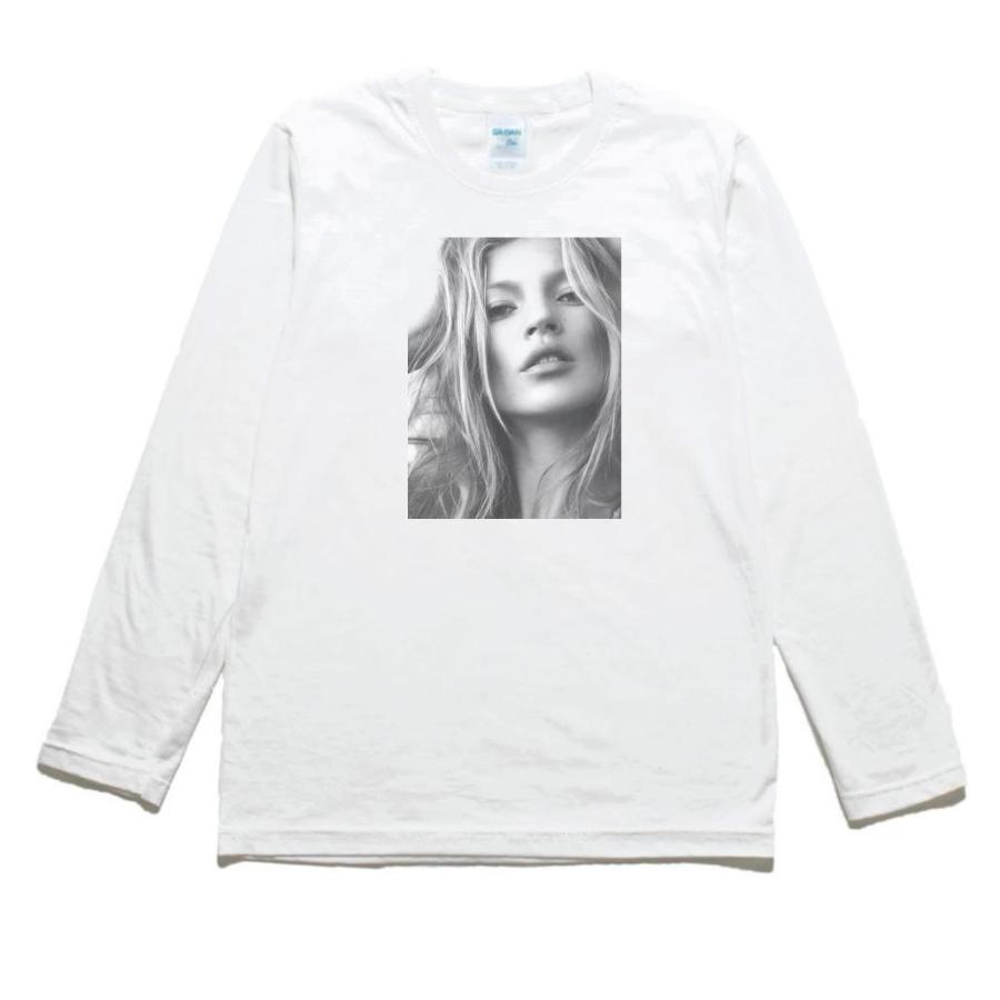 ケイトモス 音楽Tシャツ ロックTシャツ バンドTシャツ 長袖Tシャツ