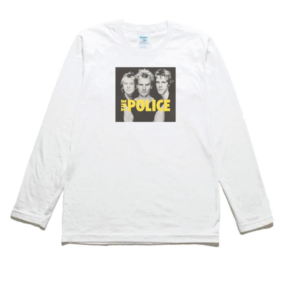 80s'ロックT The Police バンドTシャツ 長袖カットソー THE POLICE 音楽Tシャツ ロックTシャツ バンドTシャツ 長袖T