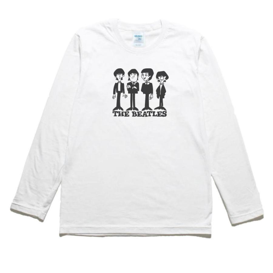 ビートルズ 音楽Tシャツ ロックTシャツ バンドTシャツ 長袖Tシャツ