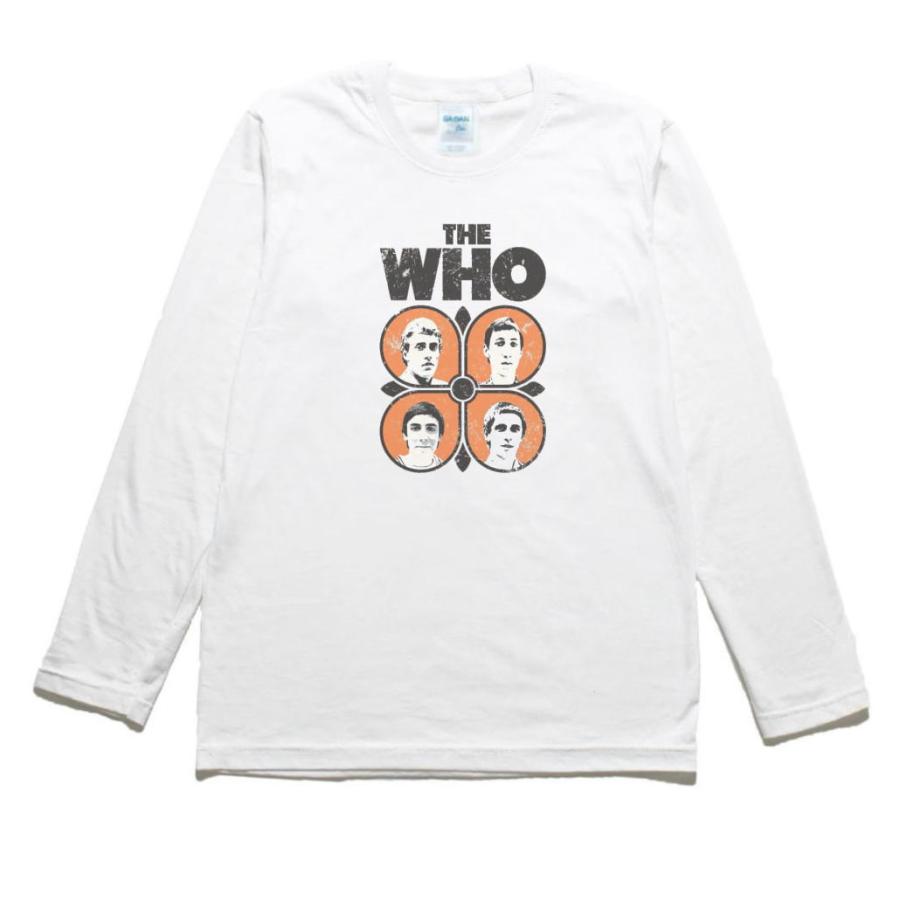 THE WHO 音楽Tシャツ ロックTシャツ バンドTシャツ 長袖Tシャツ ロング 