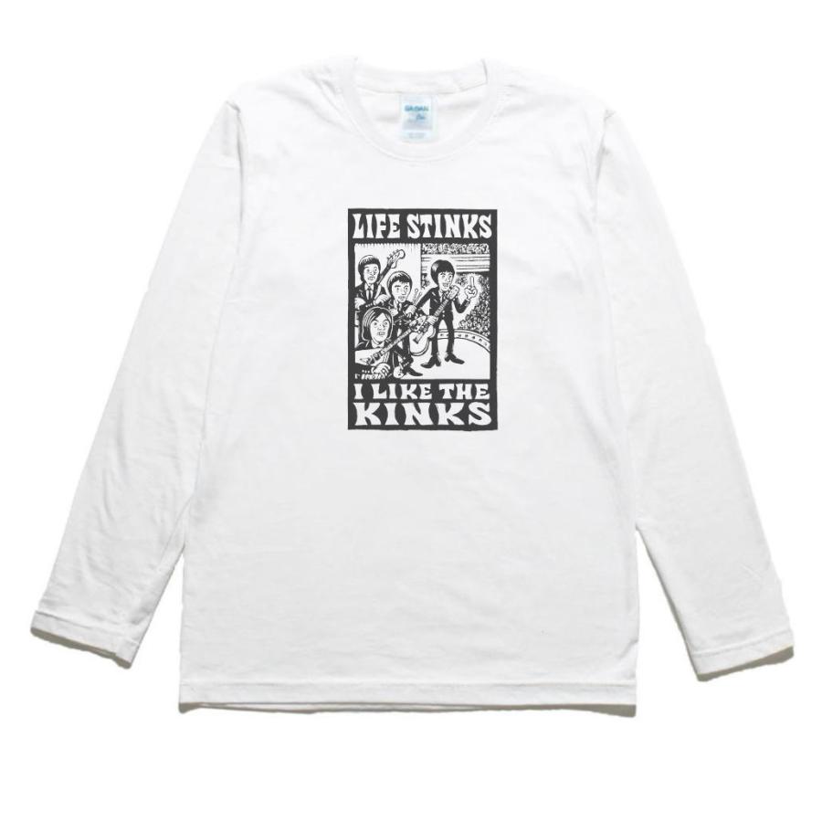 THE KINKS 音楽Tシャツ ロックTシャツ バンドTシャツ 長袖Tシャツ 