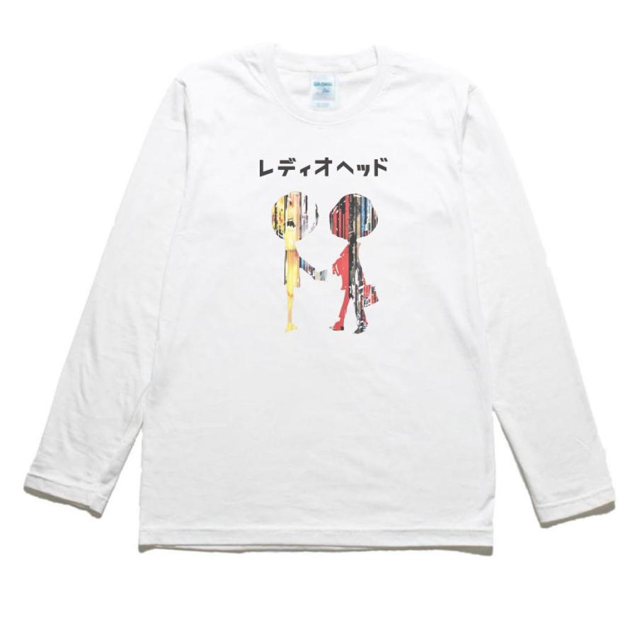 レディオヘッド 音楽Tシャツ ロックTシャツ バンドTシャツ 長袖Tシャツ