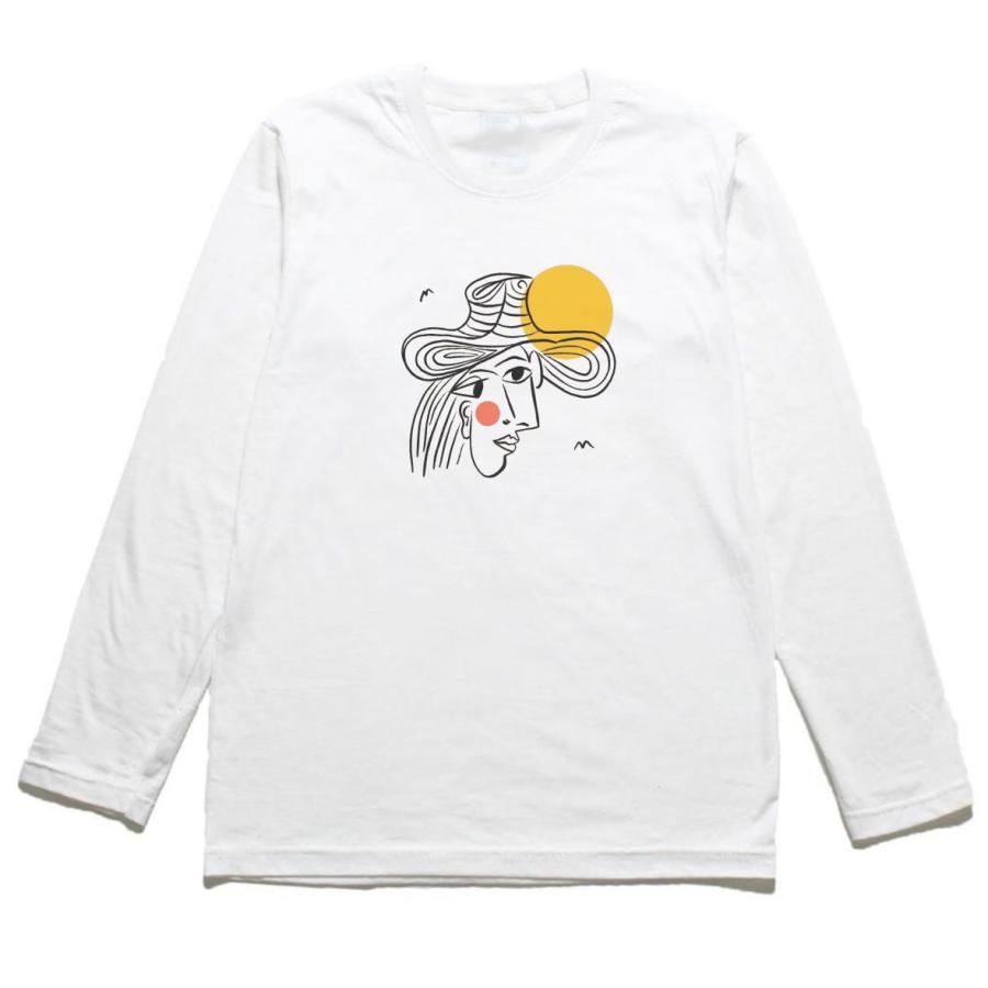 デザイン アート ピカソ PICASSO イラスト 長袖Tシャツ ロングスリーブ