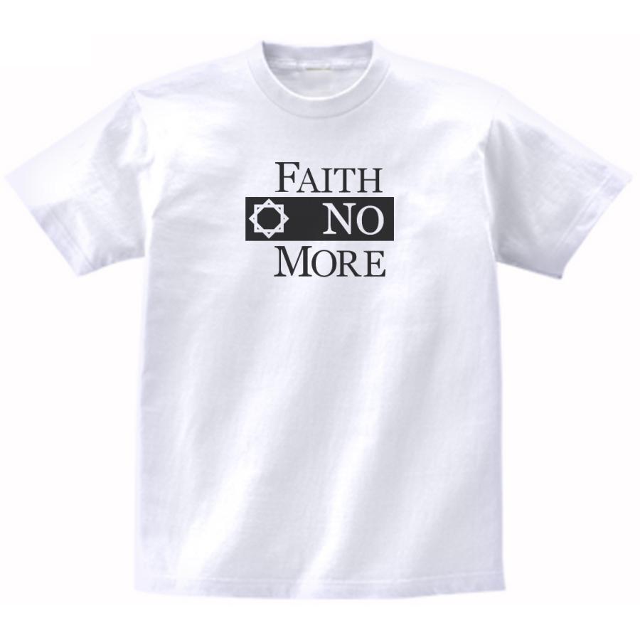 フェイス•ノー•モア/FAITH NO MORE Tシャツ ホワイト フェイス・ノー・モア Faith No More 音楽Tシャツ ロックTシャツ