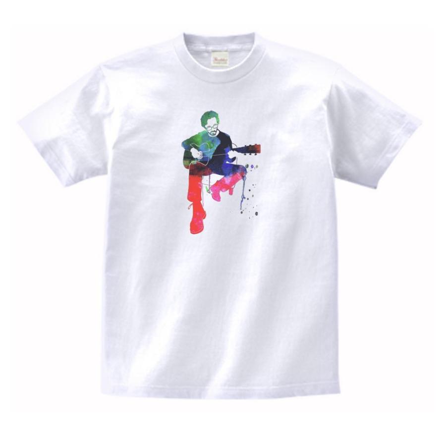 エリック・クラプトン Tシャツ エリッククラプトン ペイント風 音楽Tシャツ ロックTシャツ