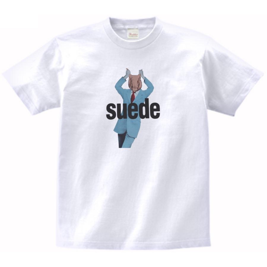 スウェード Suede Tシャツ バンド 半袖 L スウェード Suede Tシャツ バンド 半袖 L