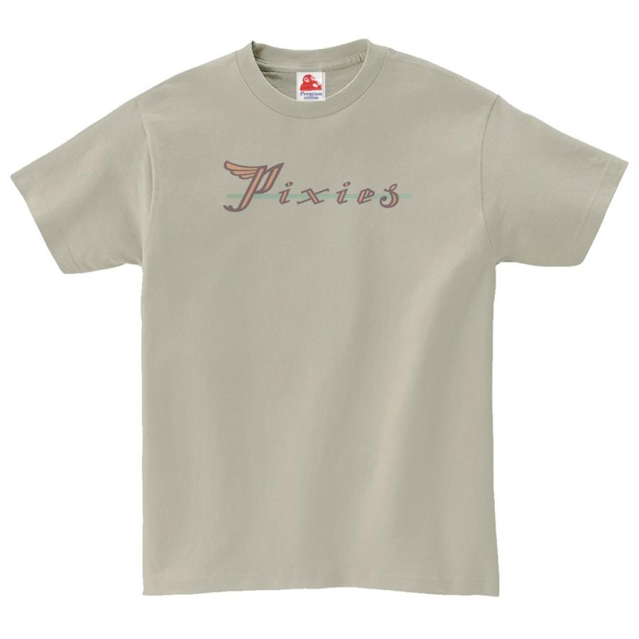 ピクシーズ Pixies 音楽Tシャツ ロックTシャツ バンドTシャツ シルバー 