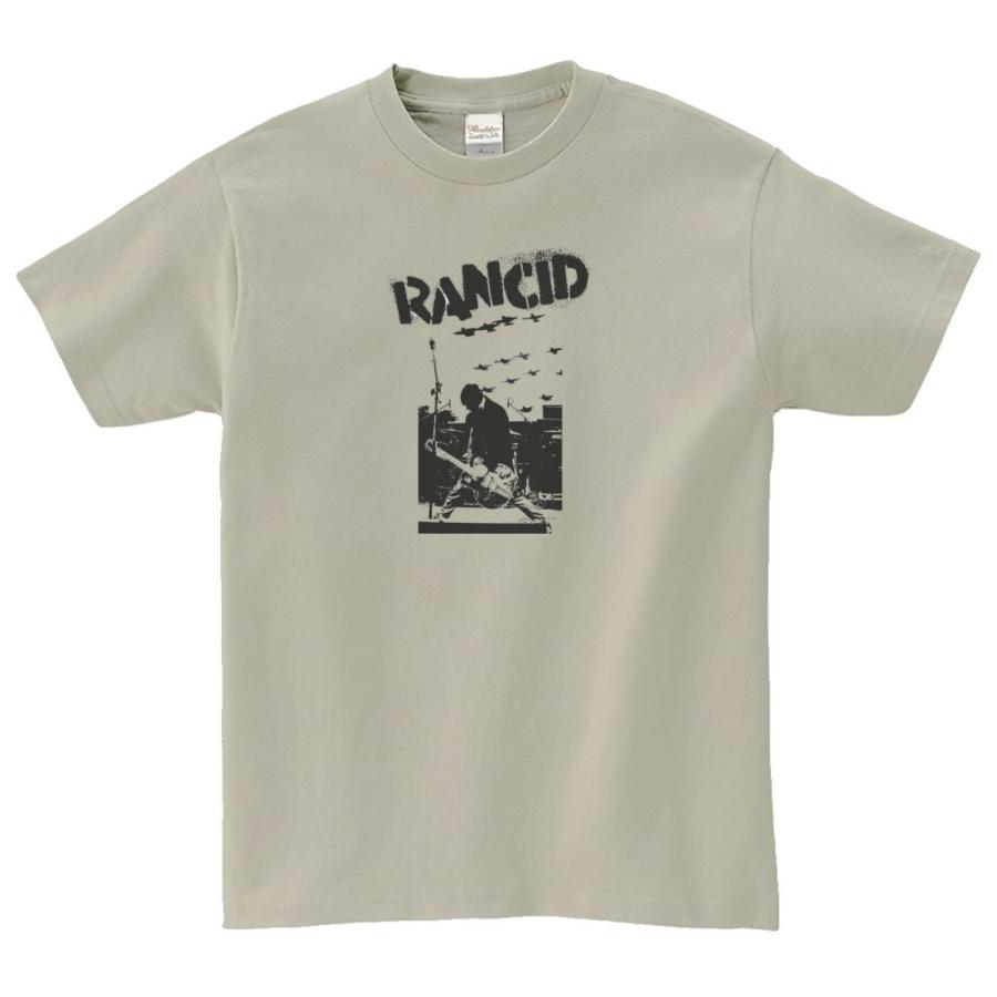 RANCID 音楽Tシャツ ロックTシャツ バンドTシャツ シルバーグレー