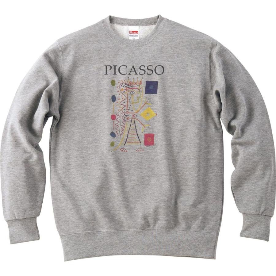 デザイン アート ピカソ PICASSO イラスト 長袖 トレーナー スエット 